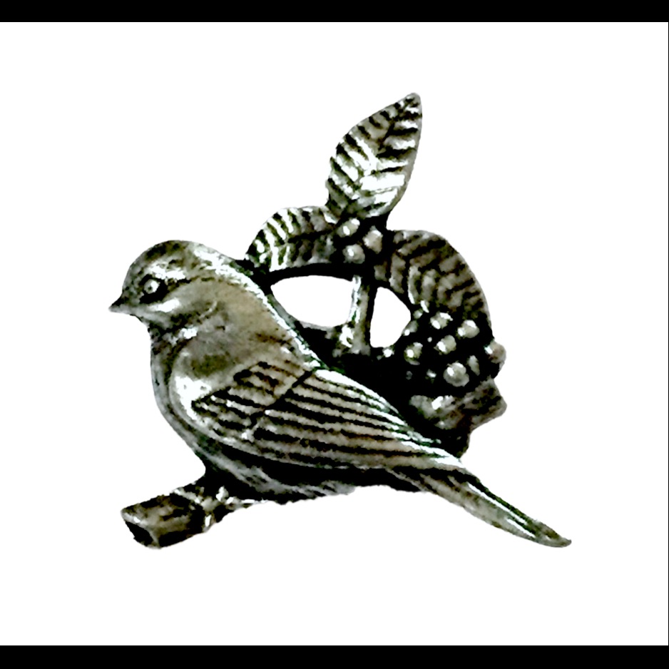 Birds And Blooms Brooch